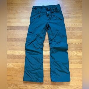 The North Face forest green ski snow pants